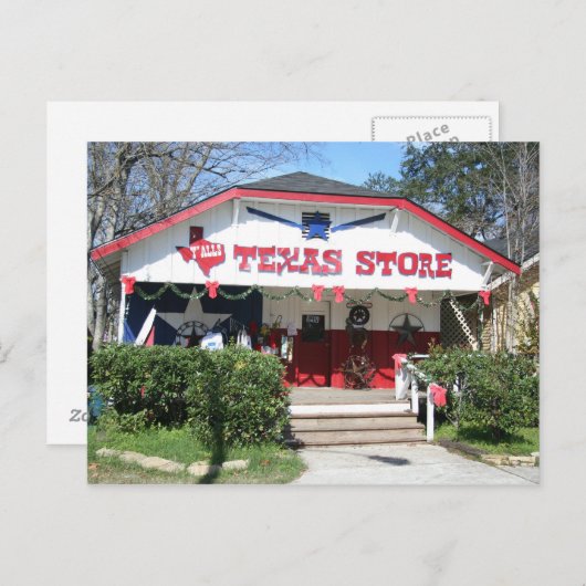 Texas Store in Spring, Texas Postkarte (Vorne/Hinten)