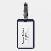 Texas Straßen, nimm mich Zuhause Gepäckanhänger (Rückseite vertikal)