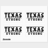 Texas Strong Designs Rechteckiger Aufkleber (Blatt)