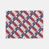 Texas-Strong Fleecedecke (Vorderseite (Horizontal))