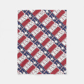 Texas-Strong Fleecedecke (Vorderseite)