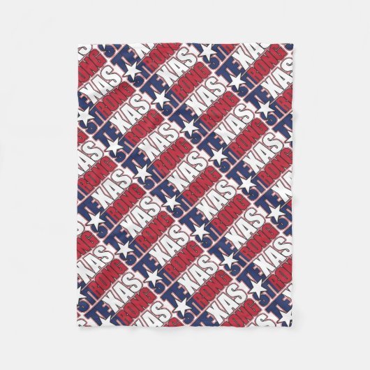 Texas-Strong Fleecedecke (Vorderseite)