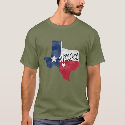 Texas Strong Fundraiser T-Shirt (Dark) (Vorderseite)