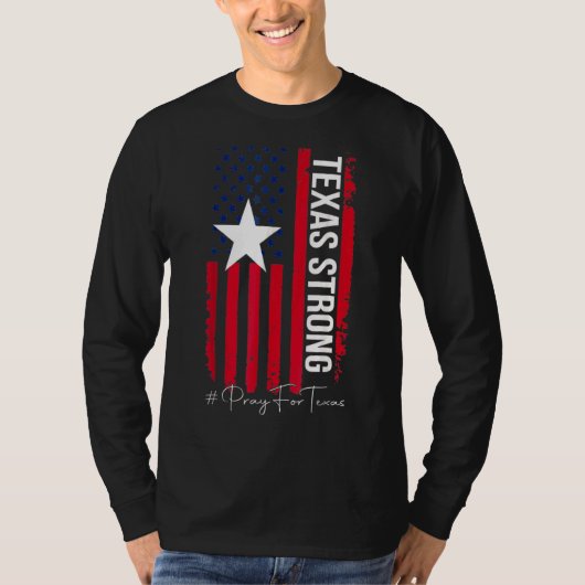 Texas Strong Pay for Texas Flag Map T-Shirt (Vorderseite)