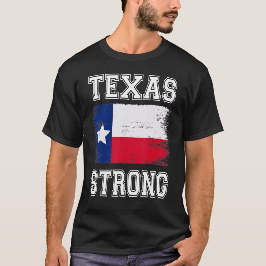 Texas Strong Pay for Texas Flag Map T-Shirt (Vorderseite)