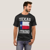 Texas Strong Pay for Texas Flag Map T-Shirt (Vorne ganz)