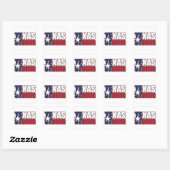 Texas-Strong Quadratischer Aufkleber (Blatt)