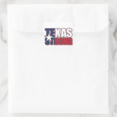 Texas-Strong Quadratischer Aufkleber (Tasche)