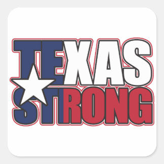 Texas-Strong Quadratischer Aufkleber