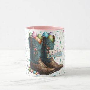 Texas/südwestliche Ostereierstiefel Tasse
