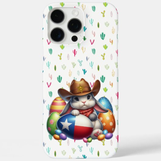 Texas/südwestlicher Osterhasen Case-Mate iPhone Hülle (Rückseite)