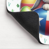 Texas/südwestlicher Osterhasen Mousepad (Ecke)