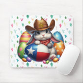 Texas/südwestlicher Osterhasen Mousepad (Mit Mouse)