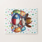 Texas/südwestlicher Osterhasen Puzzle (Horizontal)
