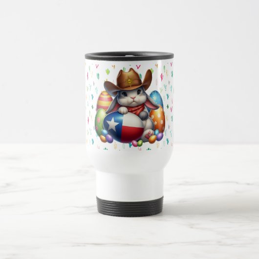 Texas/südwestlicher Osterhasen Reisebecher (Mittel)