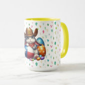 Texas/südwestlicher Osterhasen Tasse (VorderseiteRechts)