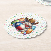 Texas/südwestlicher Osterhasen Untersetzer (angewinkelt)