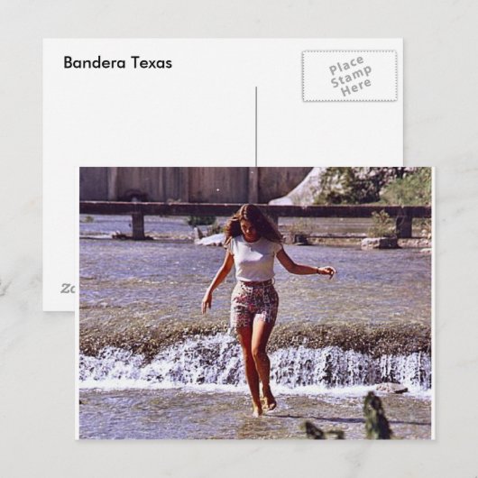 Texas Summer Postkarte (Vorne/Hinten)