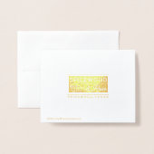 Texas Sunny und Helle Weihnachtskarte Folienkarte (Rückseite mit Umschlag)