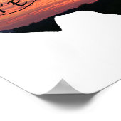 Texas Sunset Poster (Ecke)