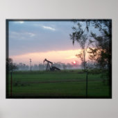 Texas Sunset Print Poster (Vorne)