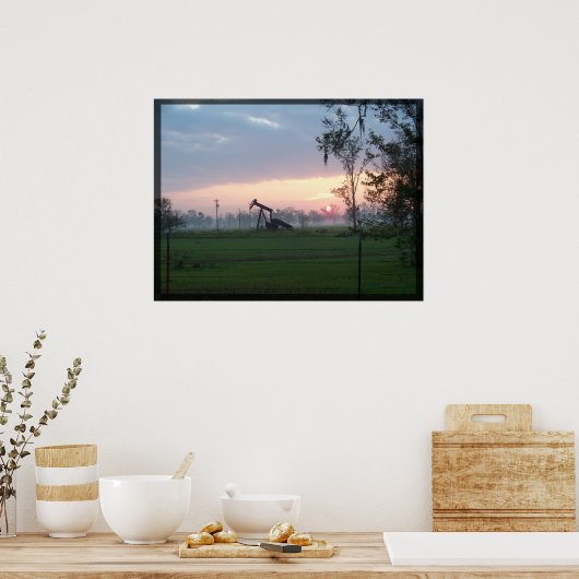 Texas Sunset Print Poster (Küche)