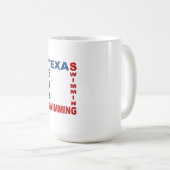 Texas-SWIMMINGPOOL Kaffeetasse (VorderseiteRechts)