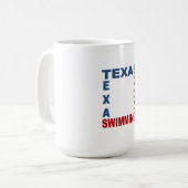 Texas-SWIMMINGPOOL Kaffeetasse (Vorderseite Links)