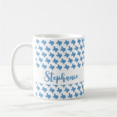 Texas-Symbole, Texas-Staat, Blau Kaffeetasse (Links)
