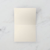 Texas-Symbole, Texas-Staat, braun Dankeskarte (Innenseite)