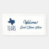 Texas-Symbole, Texas-Staat, Marine Banner (Horizontal)