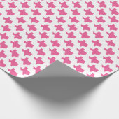 Texas-Symbole, Texas-Staat, rosa Geschenkpapier (Ecke)