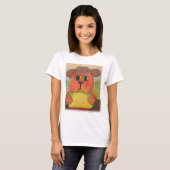 Texas Taco Cat Folk Art T-Shirt (Vorne ganz)