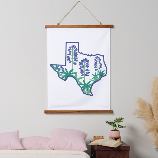 Texas Tapestries, Texas Staat, Texan, Texas Wandteppich Mit Holzrahmen (Schlafzimmer)