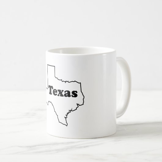 Texas-Tasse Kaffeetasse (VorderseiteRechts)
