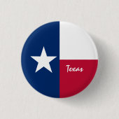 Texas-Taste, patriotische Texas Flag Mode Button (Vorderseite)