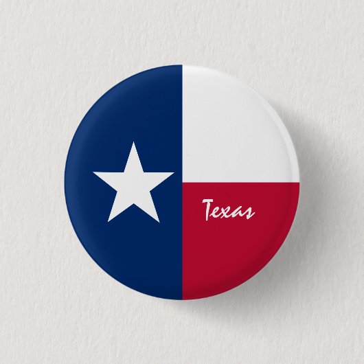 Texas-Taste, patriotische Texas Flag Mode Button (Vorderseite)