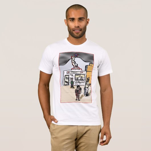 TEXAS-TAVERNE-CHARAKTER-T-SHIRT T-Shirt (Vorne ganz)