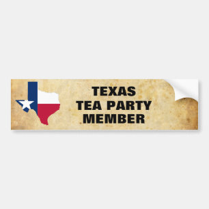 TEXAS-TEE-PARTY AUTOAUFKLEBER