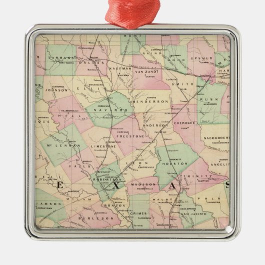 Texas-Teil Ornament Aus Metall (Vorne)