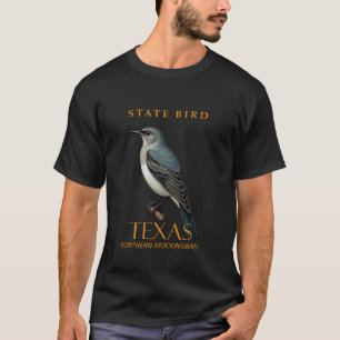 Texas-Territorium-Nördlicher Spottdrossel-Vogel T-Shirt