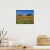 Texas, Texas Hill Country, Texas Malpinsel Poster (Küche)