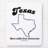 TEXAS - "TEXAS-STAATS-MOTTO" T - Shirts und Gang Mousepad (Vorne)