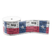 Texas-Text Entwurf-mit Texas-Flagge Ripsband (Spule)