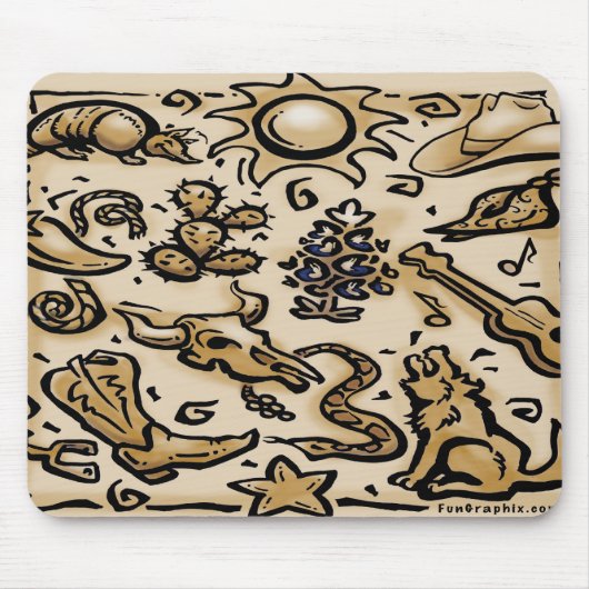 Texas Thang Mousepad (Vorne)
