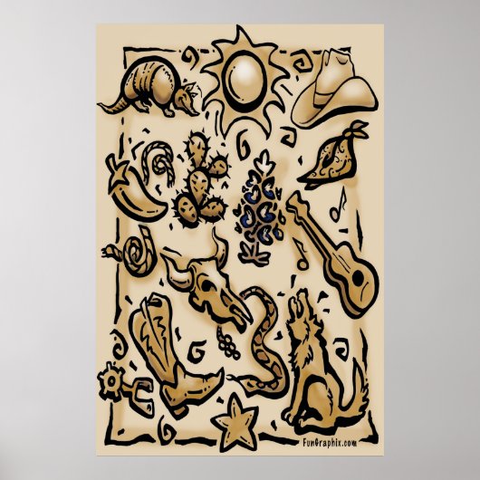 Texas Thang Poster (Vorne)