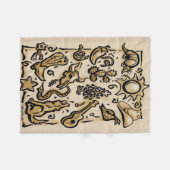 Texas Thangs Fleecedecke (Vorderseite (Horizontal))