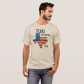 TEXAS the beautiful USA T-Shirt (Vorne ganz)