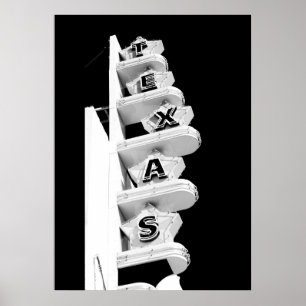 Texas-Theater-Zeichen - Plakat