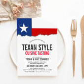 Texas Themed Cuisine | Party Flag Einladung